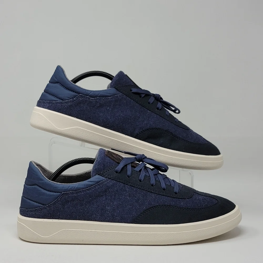 Olukai Men's Size 11.5 Puliki 10528 Blue Indigo  Casual Sneakers Shoes New